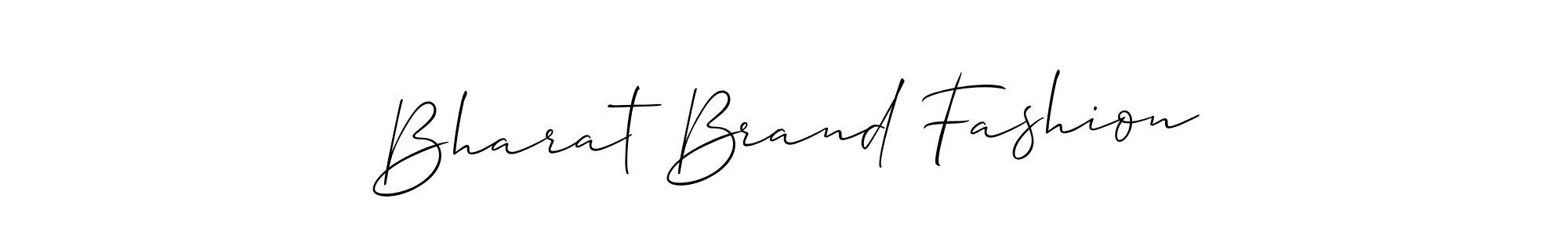 How to make Bharat Brand Fashion signature? Allison_Script is a professional autograph style. Create handwritten signature for Bharat Brand Fashion name. Bharat Brand Fashion signature style 2 images and pictures png