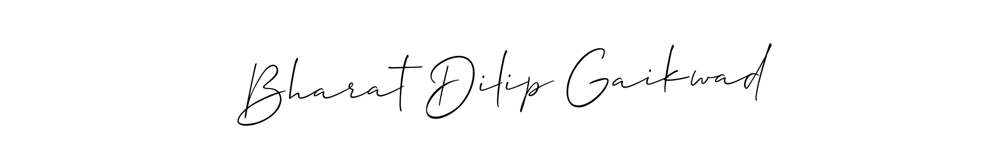 How to make Bharat Dilip Gaikwad signature? Allison_Script is a professional autograph style. Create handwritten signature for Bharat Dilip Gaikwad name. Bharat Dilip Gaikwad signature style 2 images and pictures png