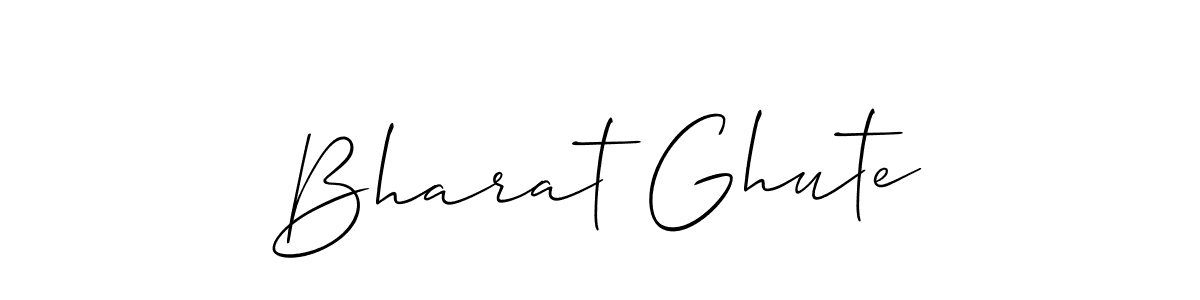 Bharat Ghute stylish signature style. Best Handwritten Sign (Allison_Script) for my name. Handwritten Signature Collection Ideas for my name Bharat Ghute. Bharat Ghute signature style 2 images and pictures png