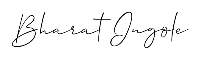 The Allison_Script font transforms the name Bharat Ingole into an executive sign with sharp precision and distinguished character. Bharat Ingole signature style 2 images and pictures png
