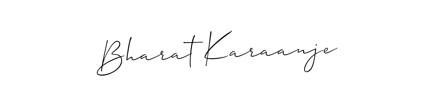 Best and Professional Signature Style for Bharat Karaanje. Allison_Script Best Signature Style Collection. Bharat Karaanje signature style 2 images and pictures png