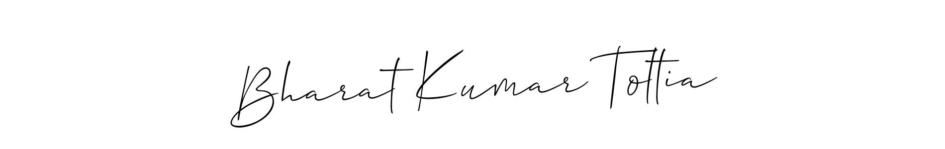 Bharat Kumar Toltia stylish signature style. Best Handwritten Sign (Allison_Script) for my name. Handwritten Signature Collection Ideas for my name Bharat Kumar Toltia. Bharat Kumar Toltia signature style 2 images and pictures png