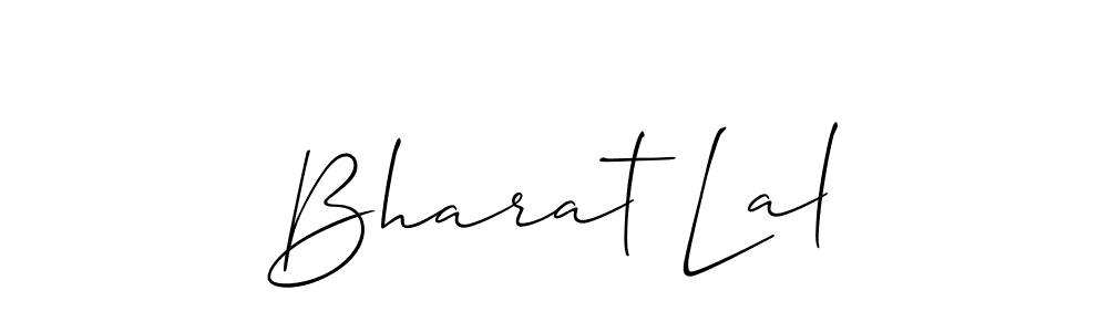 The best way (Allison_Script) to make a short signature is to pick only two or three words in your name. The name Bharat Lal include a total of six letters. For converting this name. Bharat Lal signature style 2 images and pictures png