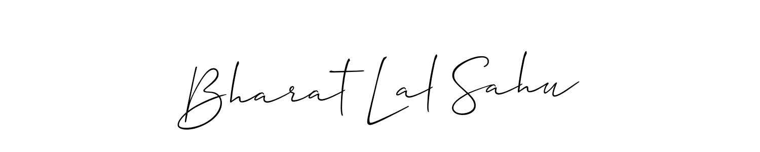How to make Bharat Lal Sahu signature? Allison_Script is a professional autograph style. Create handwritten signature for Bharat Lal Sahu name. Bharat Lal Sahu signature style 2 images and pictures png