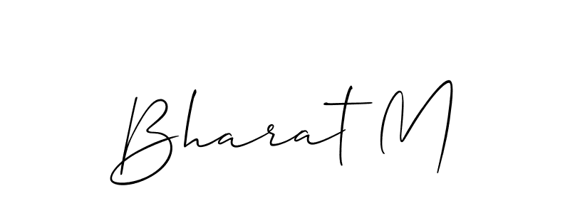 This is the best signature style for the Bharat M name. Also you like these signature font (Allison_Script). Mix name signature. Bharat M signature style 2 images and pictures png