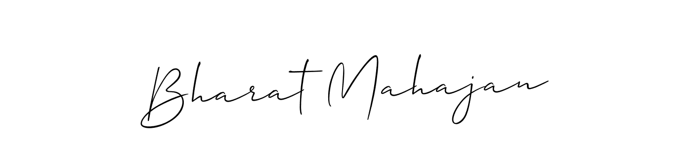 Also we have Bharat Mahajan name is the best signature style. Create professional handwritten signature collection using Allison_Script autograph style. Bharat Mahajan signature style 2 images and pictures png