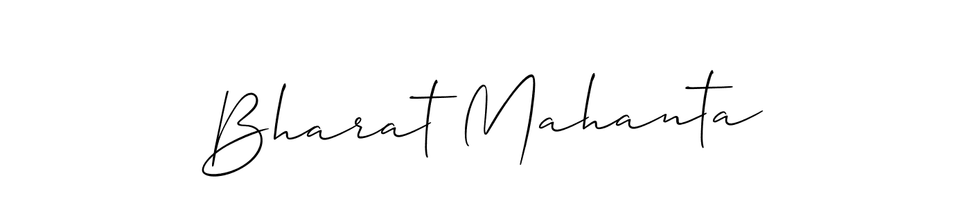 You should practise on your own different ways (Allison_Script) to write your name (Bharat Mahanta) in signature. don't let someone else do it for you. Bharat Mahanta signature style 2 images and pictures png