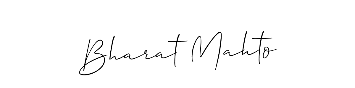 Make a short Bharat Mahto signature style. Manage your documents anywhere anytime using Allison_Script. Create and add eSignatures, submit forms, share and send files easily. Bharat Mahto signature style 2 images and pictures png