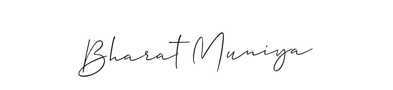 It looks lik you need a new signature style for name Bharat Muniya. Design unique handwritten (Allison_Script) signature with our free signature maker in just a few clicks. Bharat Muniya signature style 2 images and pictures png