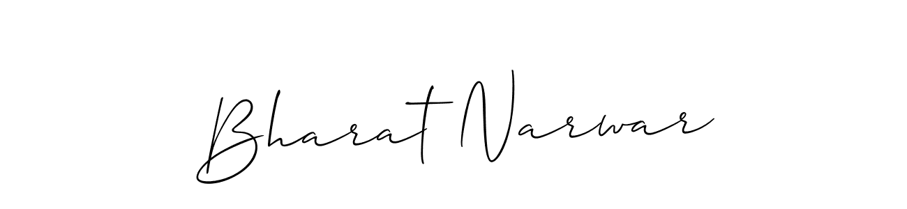 Also we have Bharat Narwar name is the best signature style. Create professional handwritten signature collection using Allison_Script autograph style. Bharat Narwar signature style 2 images and pictures png