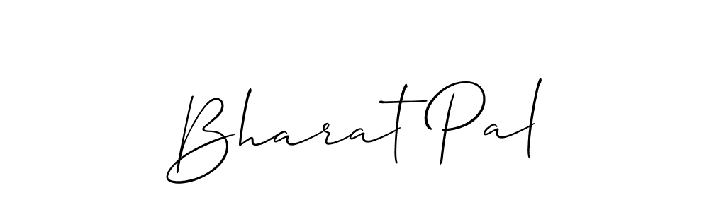Design your own signature with our free online signature maker. With this signature software, you can create a handwritten (Allison_Script) signature for name Bharat Pal. Bharat Pal signature style 2 images and pictures png