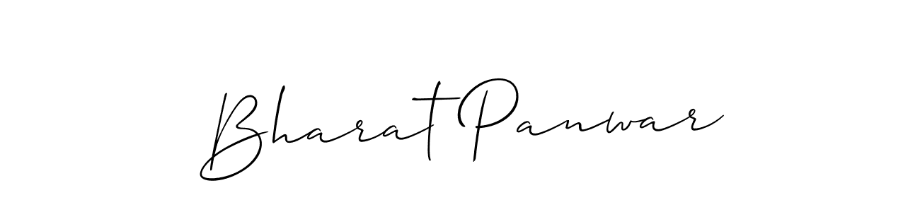 It looks lik you need a new signature style for name Bharat Panwar. Design unique handwritten (Allison_Script) signature with our free signature maker in just a few clicks. Bharat Panwar signature style 2 images and pictures png