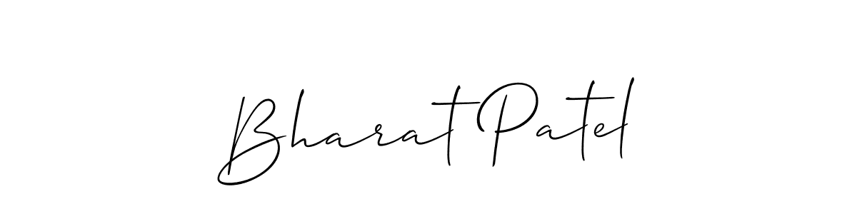 You should practise on your own different ways (Allison_Script) to write your name (Bharat Patel) in signature. don't let someone else do it for you. Bharat Patel signature style 2 images and pictures png