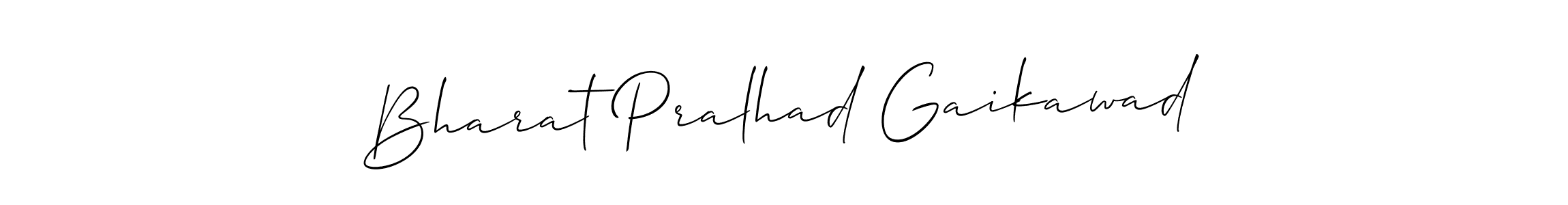 It looks lik you need a new signature style for name Bharat Pralhad Gaikawad. Design unique handwritten (Allison_Script) signature with our free signature maker in just a few clicks. Bharat Pralhad Gaikawad signature style 2 images and pictures png