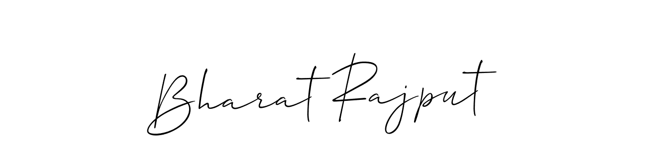 Also we have Bharat Rajput name is the best signature style. Create professional handwritten signature collection using Allison_Script autograph style. Bharat Rajput signature style 2 images and pictures png