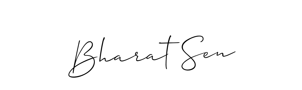 if you are searching for the best signature style for your name Bharat Sen. so please give up your signature search. here we have designed multiple signature styles  using Allison_Script. Bharat Sen signature style 2 images and pictures png