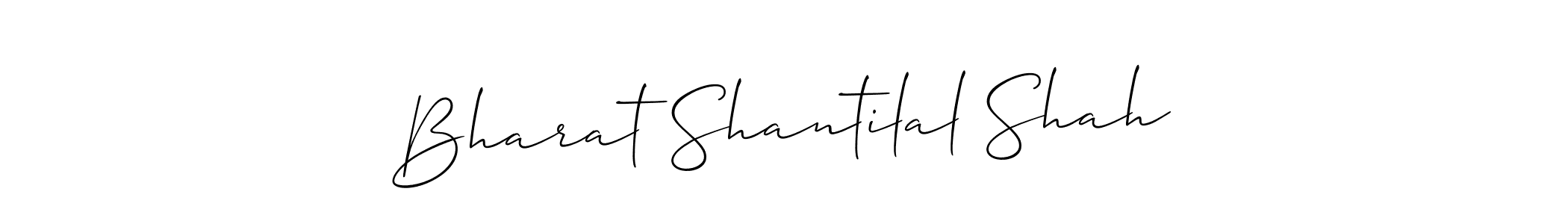 How to make Bharat Shantilal Shah signature? Allison_Script is a professional autograph style. Create handwritten signature for Bharat Shantilal Shah name. Bharat Shantilal Shah signature style 2 images and pictures png
