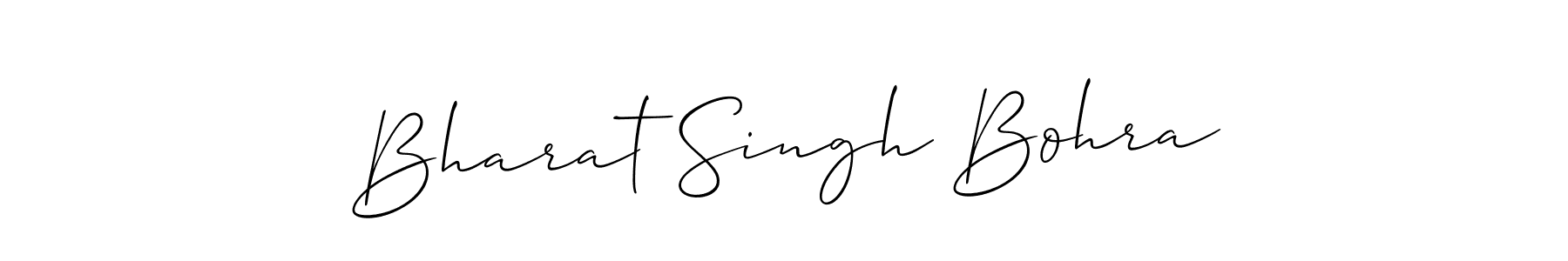 Design your own signature with our free online signature maker. With this signature software, you can create a handwritten (Allison_Script) signature for name Bharat Singh Bohra. Bharat Singh Bohra signature style 2 images and pictures png