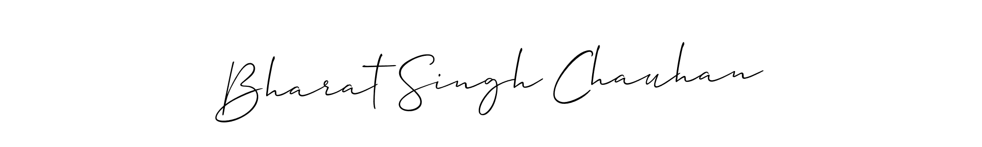 Design your own signature with our free online signature maker. With this signature software, you can create a handwritten (Allison_Script) signature for name Bharat Singh Chauhan. Bharat Singh Chauhan signature style 2 images and pictures png