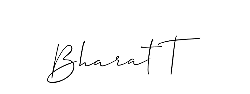 You can use this online signature creator to create a handwritten signature for the name Bharat T. This is the best online autograph maker. Bharat T signature style 2 images and pictures png