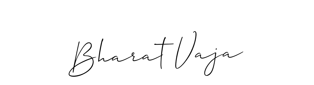 How to make Bharat Vaja name signature. Use Allison_Script style for creating short signs online. This is the latest handwritten sign. Bharat Vaja signature style 2 images and pictures png