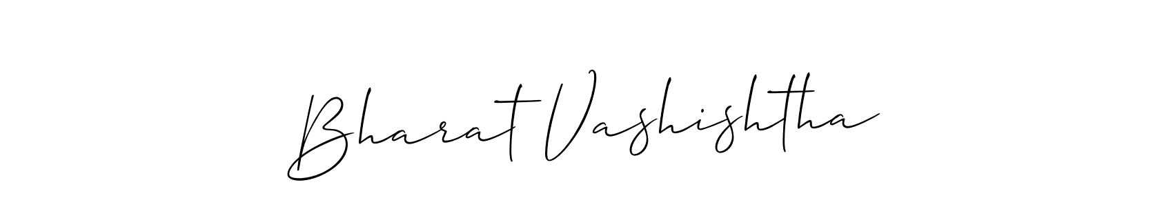 if you are searching for the best signature style for your name Bharat Vashishtha. so please give up your signature search. here we have designed multiple signature styles  using Allison_Script. Bharat Vashishtha signature style 2 images and pictures png