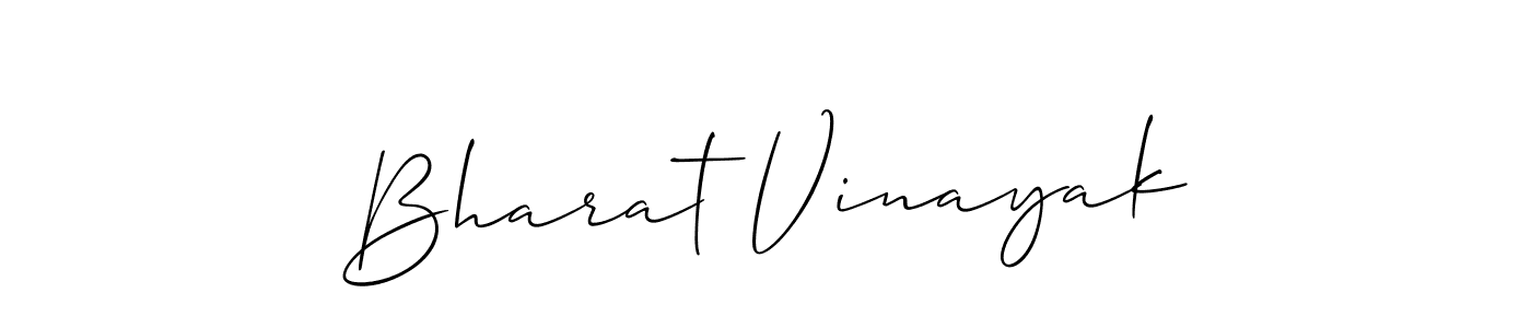 Similarly Allison_Script is the best handwritten signature design. Signature creator online .You can use it as an online autograph creator for name Bharat Vinayak. Bharat Vinayak signature style 2 images and pictures png