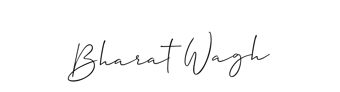 The best way (Allison_Script) to make a short signature is to pick only two or three words in your name. The name Bharat Wagh include a total of six letters. For converting this name. Bharat Wagh signature style 2 images and pictures png