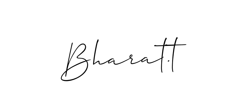 Once you've used our free online signature maker to create your best signature Allison_Script style, it's time to enjoy all of the benefits that Bharat.t name signing documents. Bharat.t signature style 2 images and pictures png