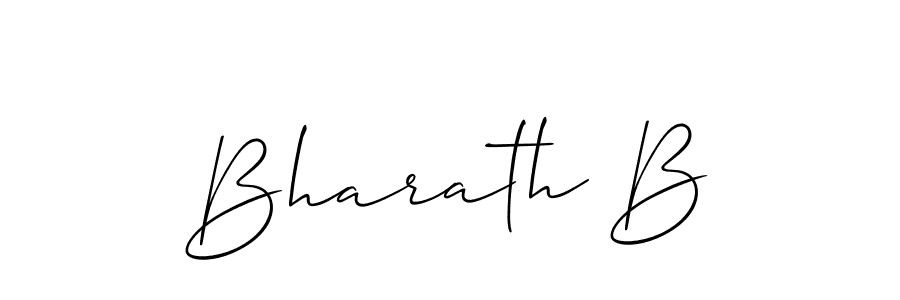 Best and Professional Signature Style for Bharath B. Allison_Script Best Signature Style Collection. Bharath B signature style 2 images and pictures png