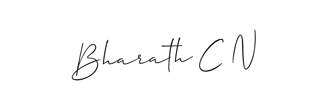 Make a beautiful signature design for name Bharath C N. Use this online signature maker to create a handwritten signature for free. Bharath C N signature style 2 images and pictures png