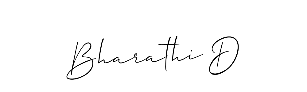 Make a beautiful signature design for name Bharathi D. Use this online signature maker to create a handwritten signature for free. Bharathi D signature style 2 images and pictures png