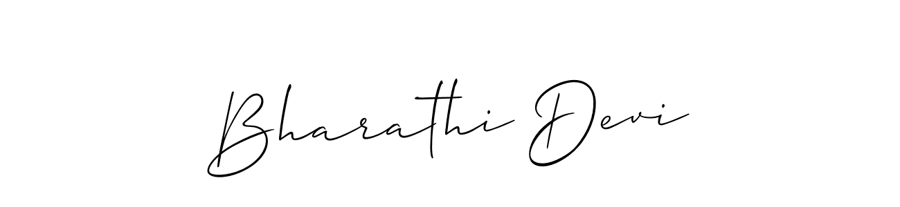 Best and Professional Signature Style for Bharathi Devi. Allison_Script Best Signature Style Collection. Bharathi Devi signature style 2 images and pictures png