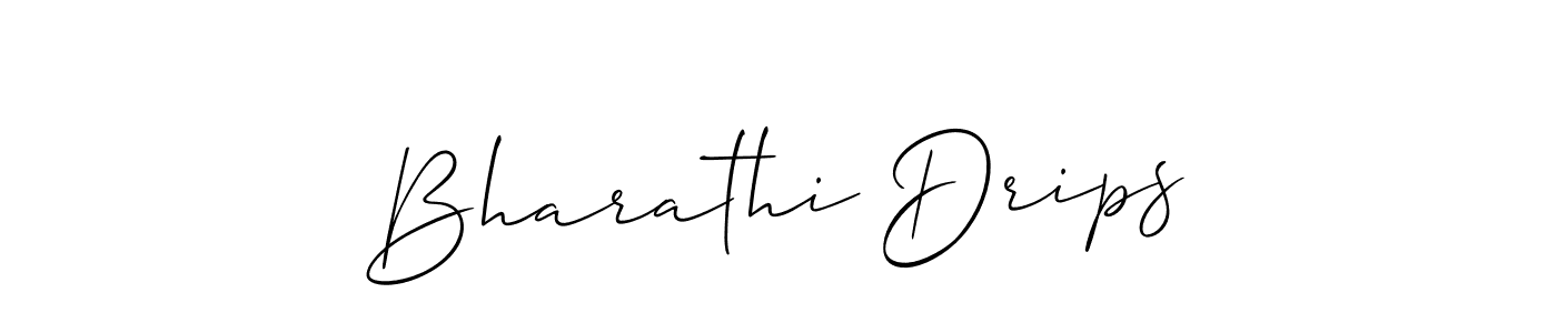 Check out images of Autograph of Bharathi Drips name. Actor Bharathi Drips Signature Style. Allison_Script is a professional sign style online. Bharathi Drips signature style 2 images and pictures png