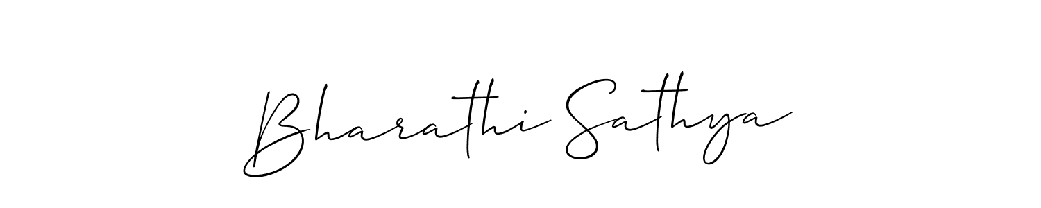 if you are searching for the best signature style for your name Bharathi Sathya. so please give up your signature search. here we have designed multiple signature styles  using Allison_Script. Bharathi Sathya signature style 2 images and pictures png