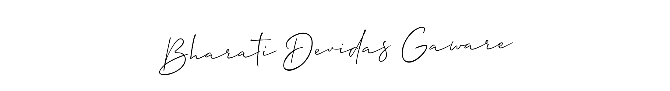 Once you've used our free online signature maker to create your best signature Allison_Script style, it's time to enjoy all of the benefits that Bharati Devidas Gaware name signing documents. Bharati Devidas Gaware signature style 2 images and pictures png