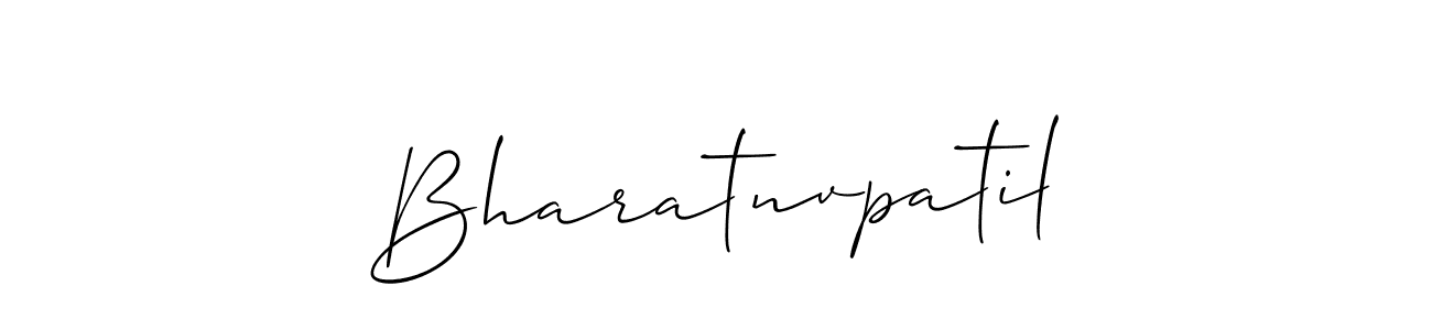 How to make Bharatnvpatil signature? Allison_Script is a professional autograph style. Create handwritten signature for Bharatnvpatil name. Bharatnvpatil signature style 2 images and pictures png