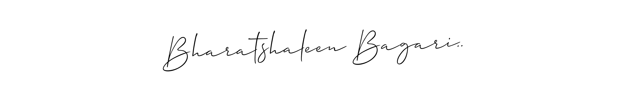 Bharatshaleen Bagari.. stylish signature style. Best Handwritten Sign (Allison_Script) for my name. Handwritten Signature Collection Ideas for my name Bharatshaleen Bagari... Bharatshaleen Bagari.. signature style 2 images and pictures png