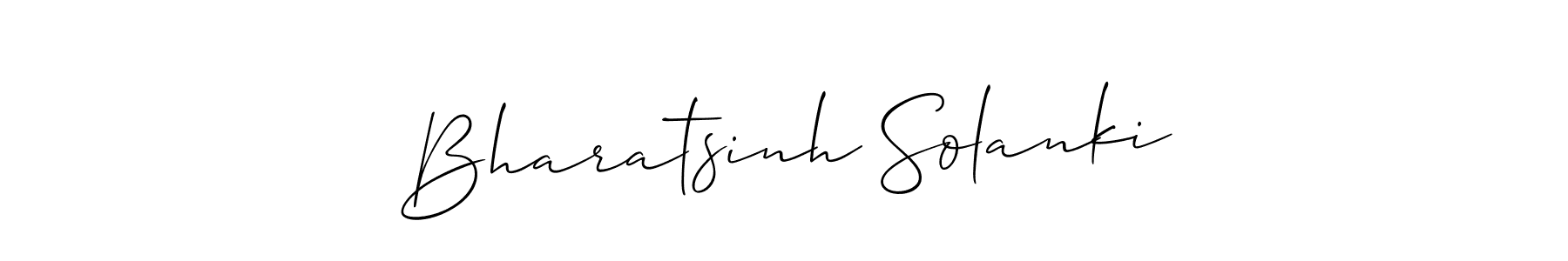 Make a short Bharatsinh Solanki signature style. Manage your documents anywhere anytime using Allison_Script. Create and add eSignatures, submit forms, share and send files easily. Bharatsinh Solanki signature style 2 images and pictures png