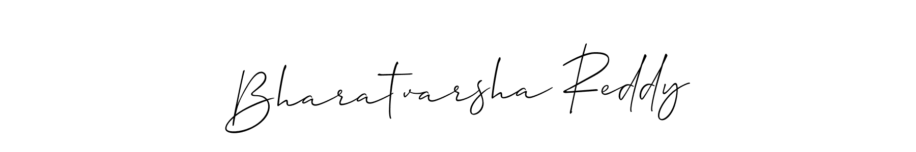 This is the best signature style for the Bharatvarsha Reddy name. Also you like these signature font (Allison_Script). Mix name signature. Bharatvarsha Reddy signature style 2 images and pictures png
