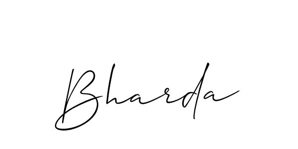 Make a beautiful signature design for name Bharda. Use this online signature maker to create a handwritten signature for free. Bharda signature style 2 images and pictures png