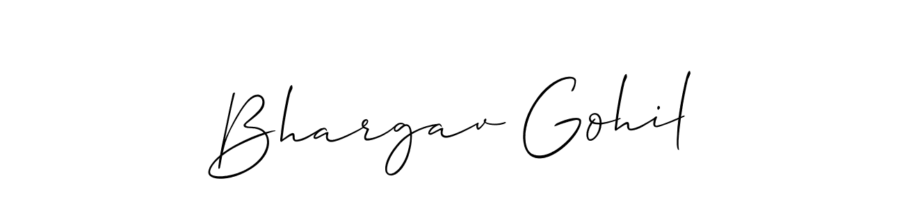 Make a beautiful signature design for name Bhargav Gohil. Use this online signature maker to create a handwritten signature for free. Bhargav Gohil signature style 2 images and pictures png