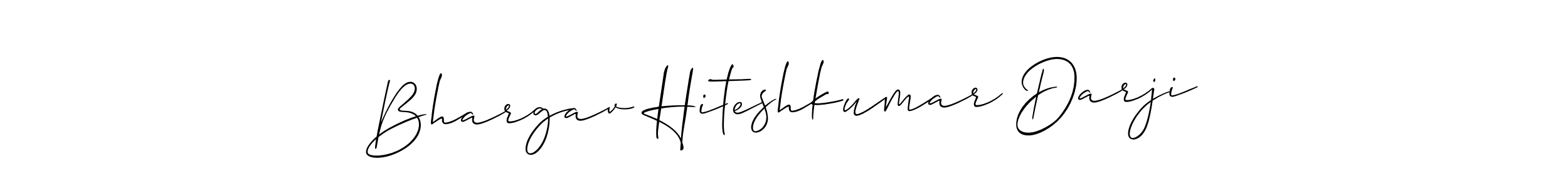 The best way (Allison_Script) to make a short signature is to pick only two or three words in your name. The name Bhargav Hiteshkumar Darji include a total of six letters. For converting this name. Bhargav Hiteshkumar Darji signature style 2 images and pictures png