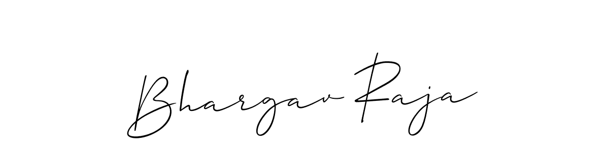 Use a signature maker to create a handwritten signature online. With this signature software, you can design (Allison_Script) your own signature for name Bhargav Raja. Bhargav Raja signature style 2 images and pictures png