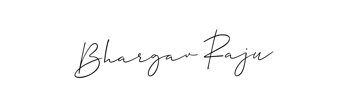 Allison_Script is a professional signature style that is perfect for those who want to add a touch of class to their signature. It is also a great choice for those who want to make their signature more unique. Get Bhargav Raju name to fancy signature for free. Bhargav Raju signature style 2 images and pictures png
