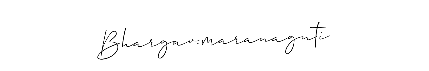 Make a beautiful signature design for name Bhargav.maranagnti. Use this online signature maker to create a handwritten signature for free. Bhargav.maranagnti signature style 2 images and pictures png