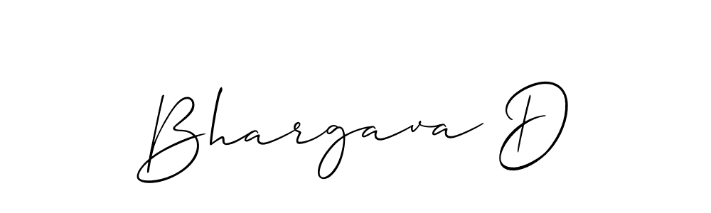 You should practise on your own different ways (Allison_Script) to write your name (Bhargava D) in signature. don't let someone else do it for you. Bhargava D signature style 2 images and pictures png