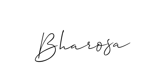 Make a beautiful signature design for name Bharosa. Use this online signature maker to create a handwritten signature for free. Bharosa signature style 2 images and pictures png