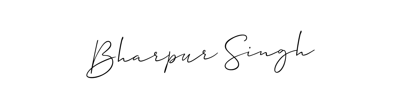 Similarly Allison_Script is the best handwritten signature design. Signature creator online .You can use it as an online autograph creator for name Bharpur Singh. Bharpur Singh signature style 2 images and pictures png
