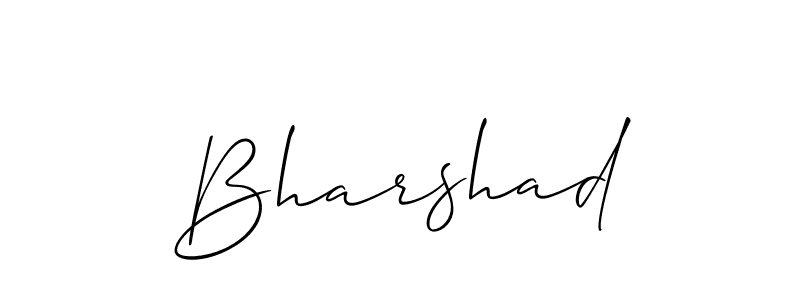 You can use this online signature creator to create a handwritten signature for the name Bharshad. This is the best online autograph maker. Bharshad signature style 2 images and pictures png